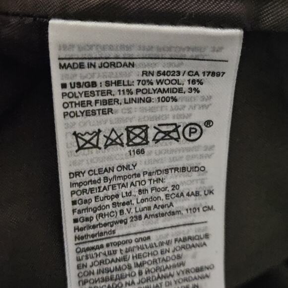 Brown Houndstooth Print Skirt Size 6 - Picture 4 of 4